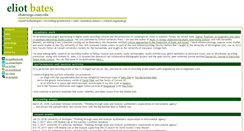 Desktop Screenshot of eliotbates.com